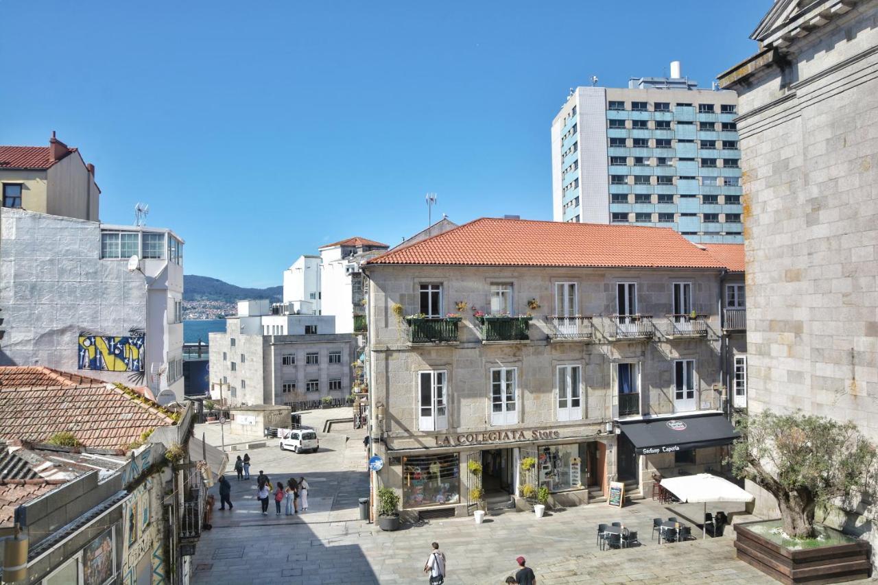 Hotel Hostal la Colegiata Vigo Exterior foto